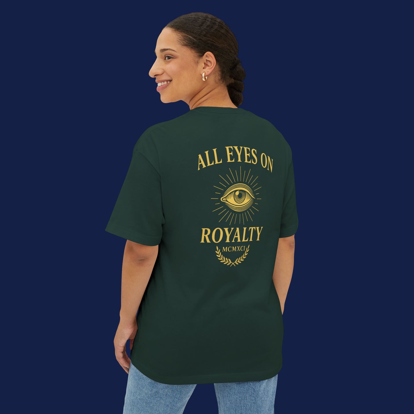 Copy of Autumn Angel Oversized Boxy Tee - Unisex Graphic T-Shirt, Casual Wear, Fall Fashion, Spiritual Gift, Streetwear