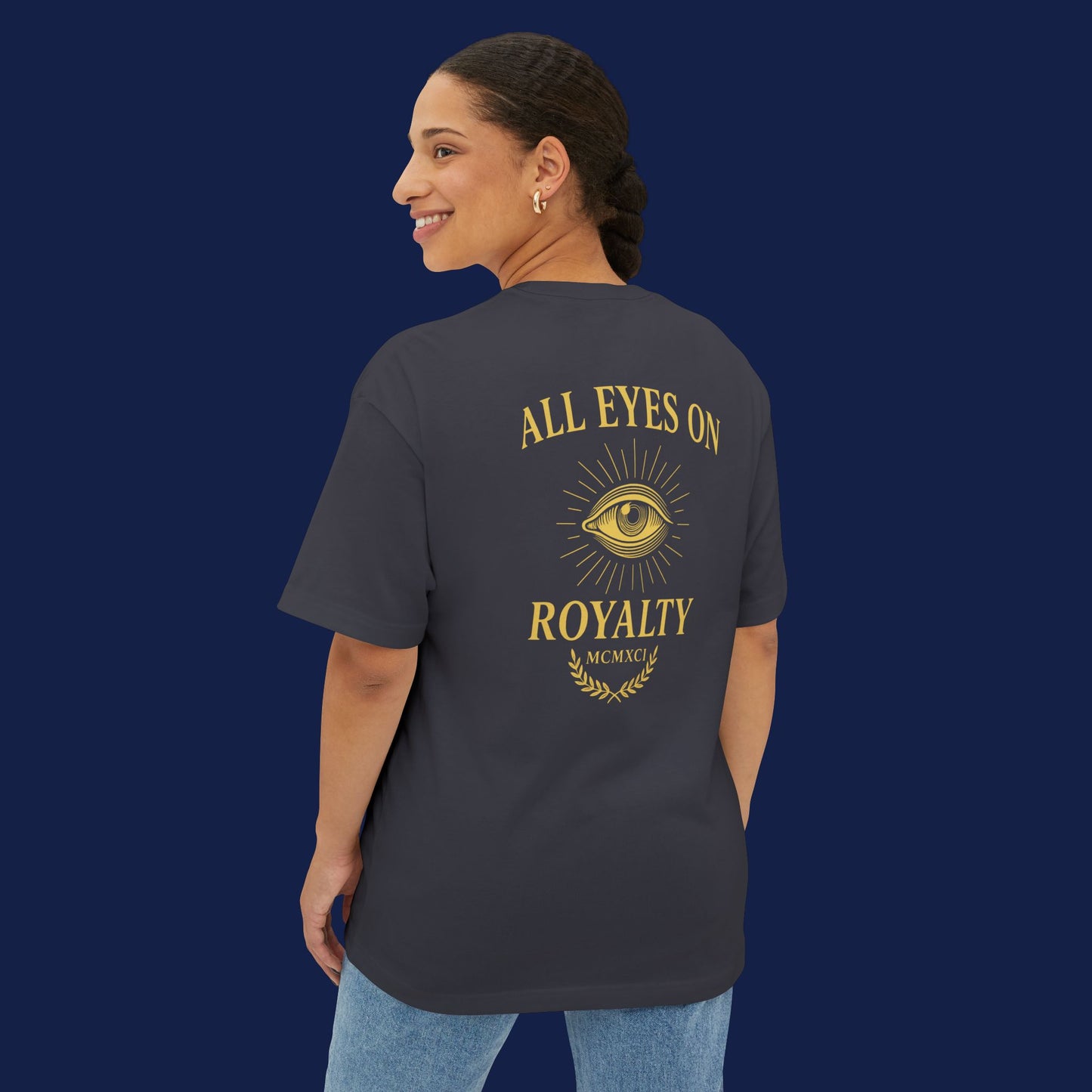 Copy of Autumn Angel Oversized Boxy Tee - Unisex Graphic T-Shirt, Casual Wear, Fall Fashion, Spiritual Gift, Streetwear