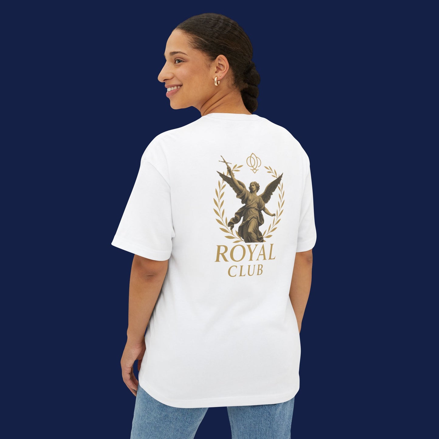 Copy of Copy of Copy of Autumn Angel Oversized Boxy Tee - Unisex Graphic T-Shirt, Casual Wear, Fall Fashion, Spiritual Gift, Streetwear
