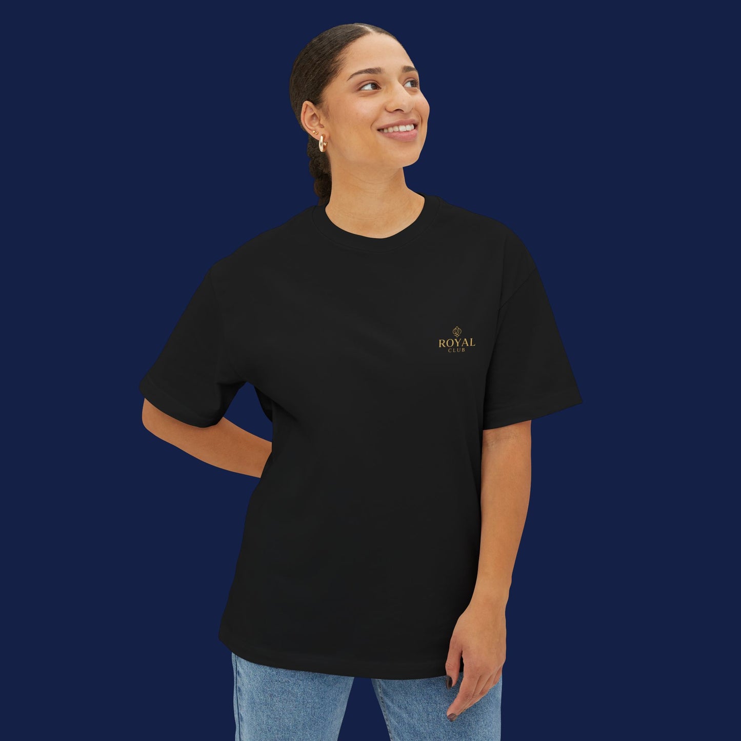 Autumn Angel Oversized Boxy Tee - Unisex Graphic T-Shirt, Casual Wear, Fall Fashion, Spiritual Gift, Streetwear