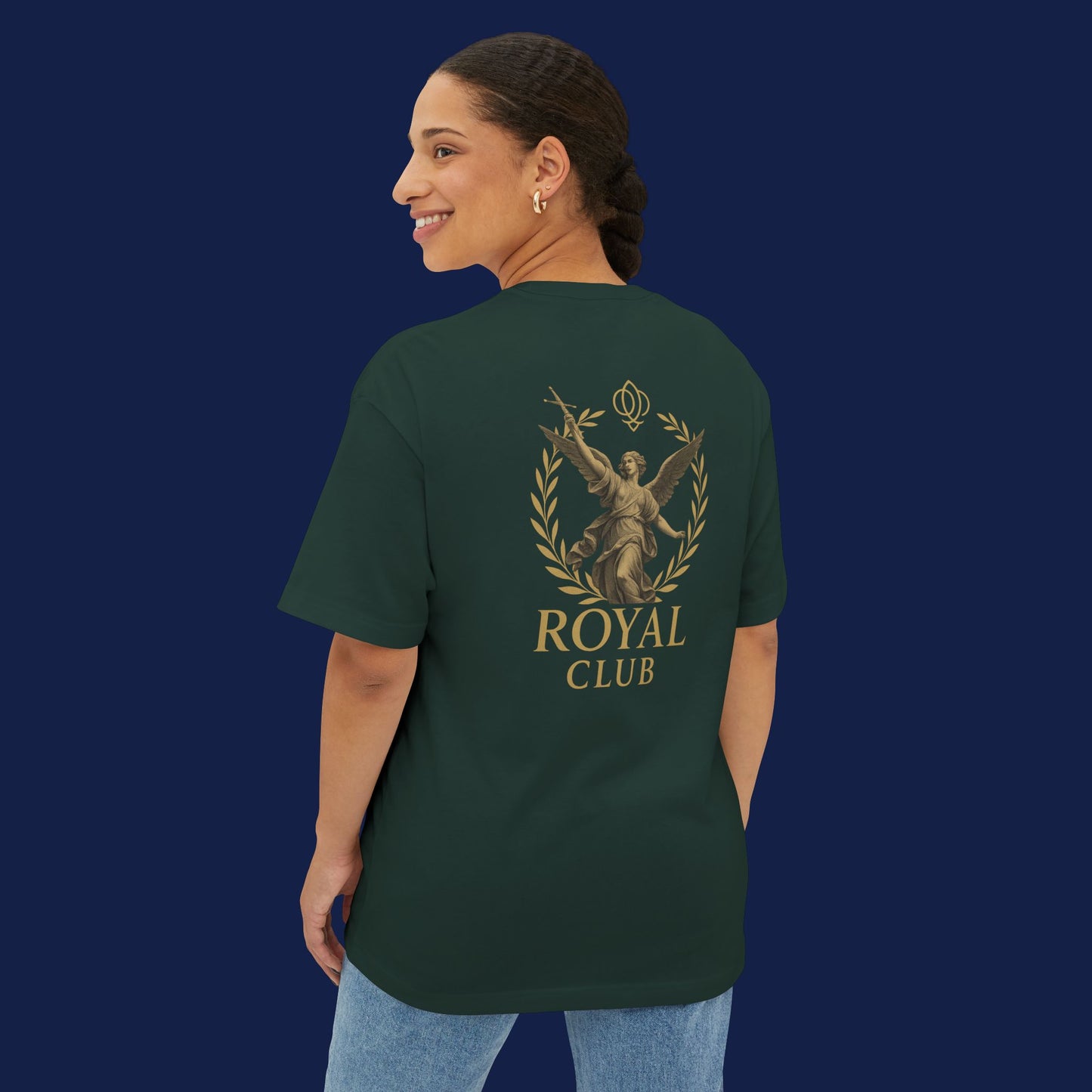Copy of Copy of Autumn Angel Oversized Boxy Tee - Unisex Graphic T-Shirt, Casual Wear, Fall Fashion, Spiritual Gift, Streetwear