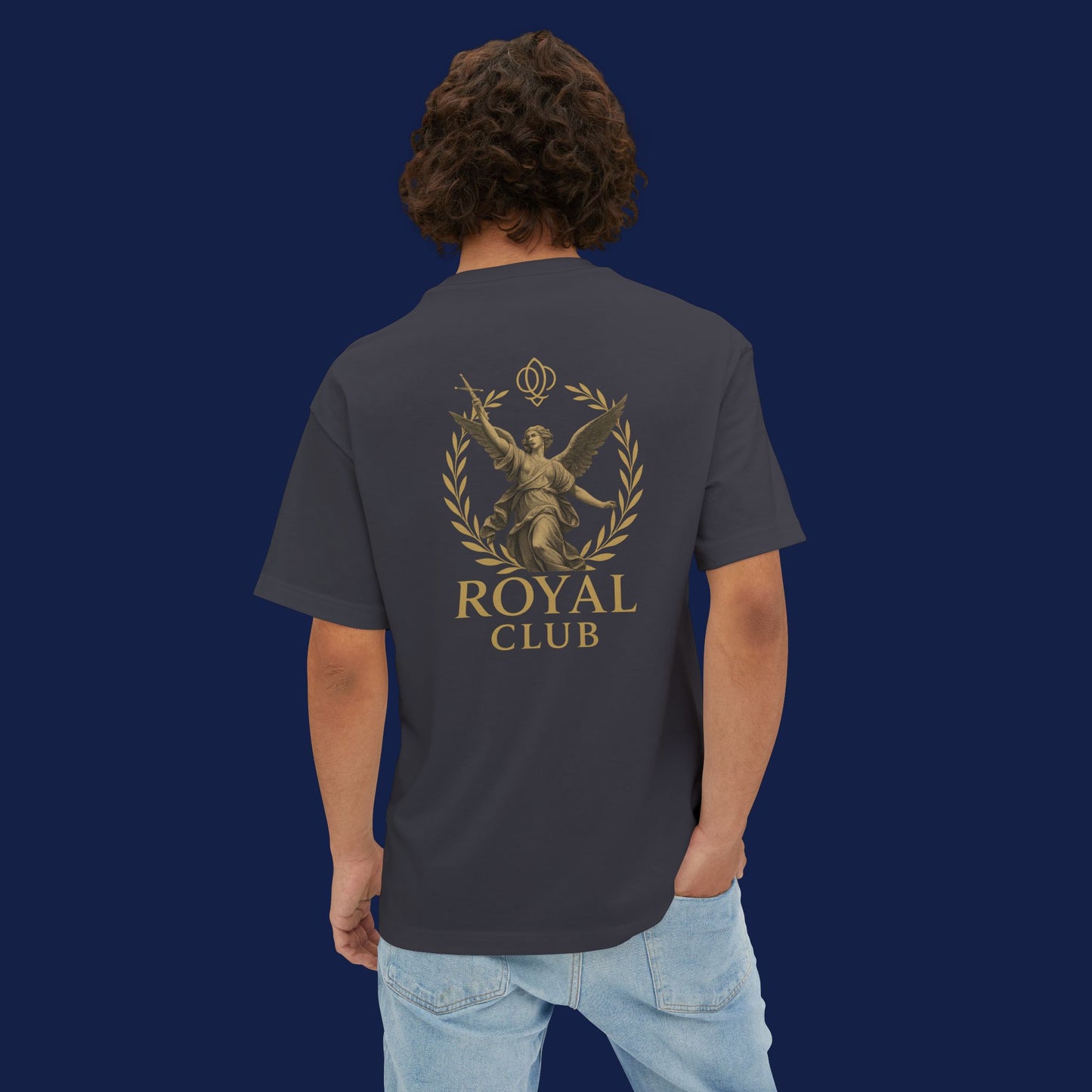 Copy of Copy of Autumn Angel Oversized Boxy Tee - Unisex Graphic T-Shirt, Casual Wear, Fall Fashion, Spiritual Gift, Streetwear
