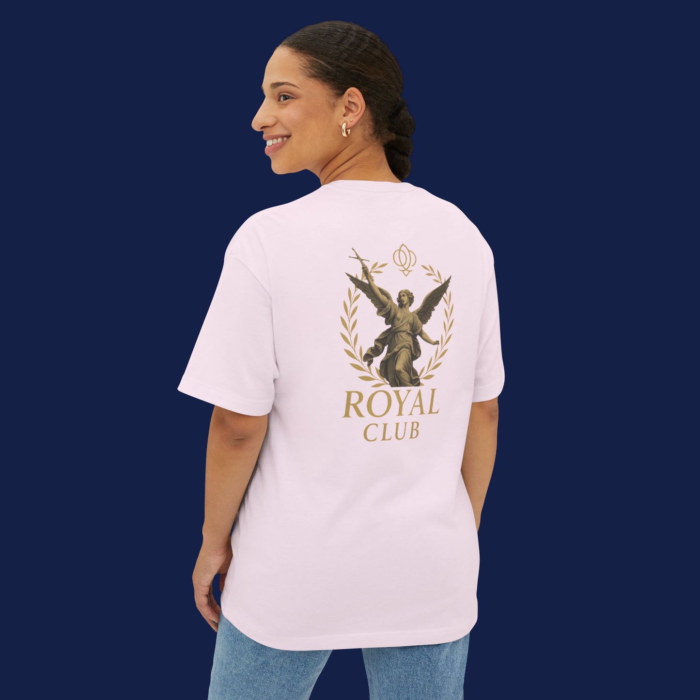 Copy of Copy of Copy of Autumn Angel Oversized Boxy Tee - Unisex Graphic T-Shirt, Casual Wear, Fall Fashion, Spiritual Gift, Streetwear